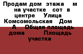 Продам дом 2этажа 152м2. на участке 7 сот. в центре. › Улица ­ Комсомольская › Дом ­ 13“А“ › Общая площадь дома ­ 152 › Площадь участка ­ 7 › Цена ­ 2 680 000 - Алтайский край, Косихинский р-н, Косиха с. Недвижимость » Дома, коттеджи, дачи продажа   . Алтайский край